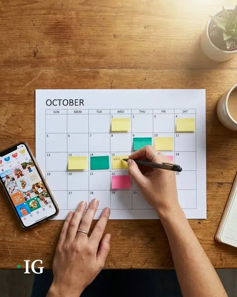Imagen de IG Studio Pro: Qué es realmente un calendario de contenidos y para qué le sirve a un negocio pequeño