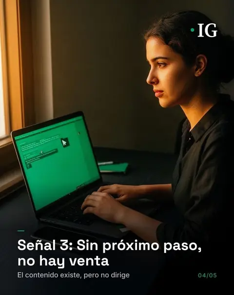 Carrusel de IG Studio Pro: Tres señales de que tu contenido no está conectado con tu proceso de venta (4 de 5)