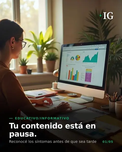 Carrusel de IG Studio Pro: 5 señales de que tu contenido está muerto (1 de 5)