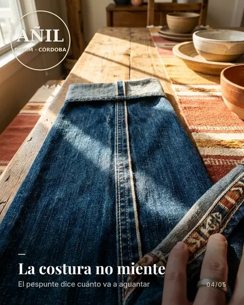 Carrusel de Añil Denim: 3 detalles que hacen que un jean dure mucho más de lo que esperás (4 de 5)