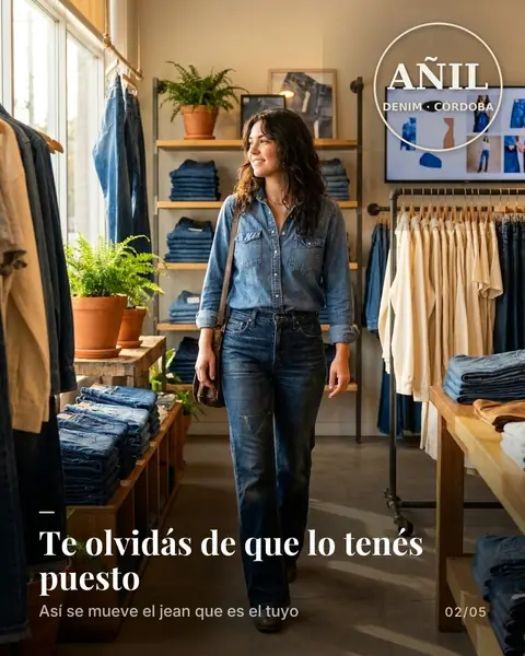 Carrusel de Añil Denim: 3 cosas que cambian cuando el jean te queda bien de verdad (2 de 5)