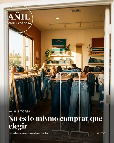 Carrusel de Añil Denim: Lo que cambia cuando te atendemos bien (1 de 4)