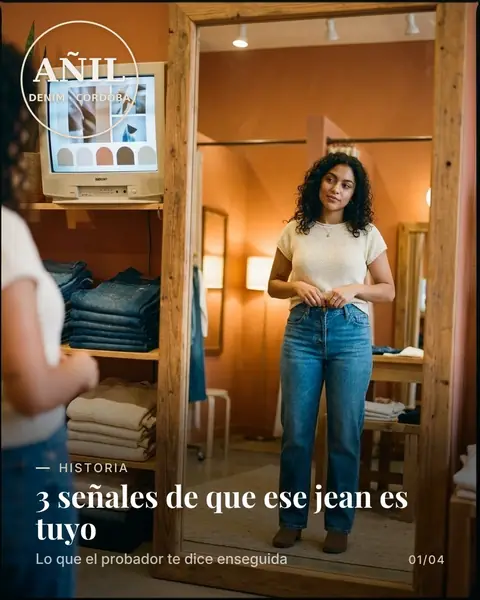 Carrusel de Añil Denim: 3 señales de que el jean que estás mirando realmente te va a quedar bien (1 de 4)