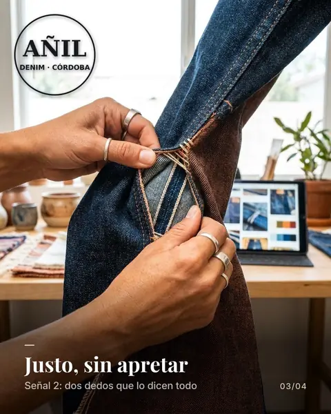 Carrusel de Añil Denim: 3 señales de que el jean que estás mirando realmente te va a quedar bien (3 de 4)