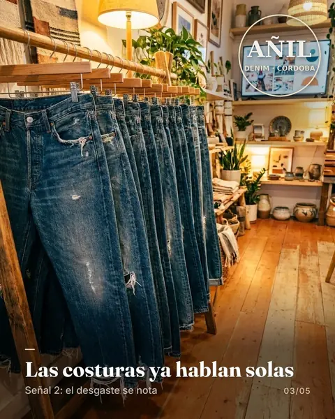 Carrusel de Añil Denim: 3 señales de que tu jean ya cumplió su ciclo (3 de 5)