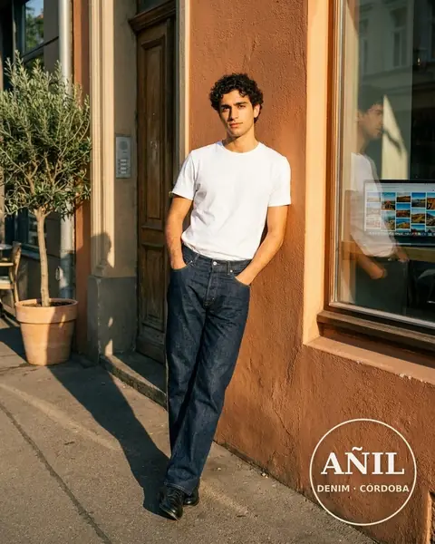 Imagen de Añil Denim: El jean recto en un look de diario que no requiere esfuerzo
