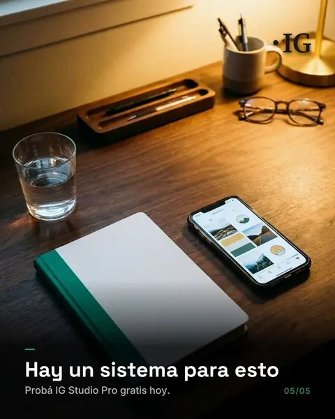 Carrusel de IG Studio Pro: Cuánto tiempo real se va en crear contenido a mano versus con un sistema automatizado (5 de 5)