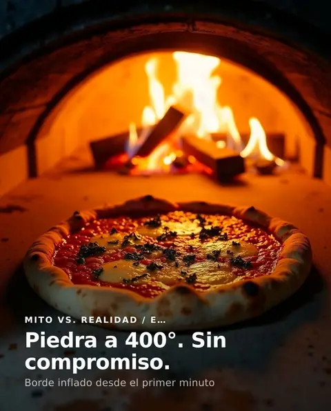 Carrusel de La Piedra: Mito desmentido: la pizza de delivery que llega fría vs. la realidad de La Piedra (2 de 4)