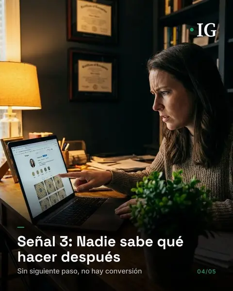 Carrusel de IG Studio Pro: Tres señales de que tu contenido de Instagram no está generando consultas reales (4 de 5)